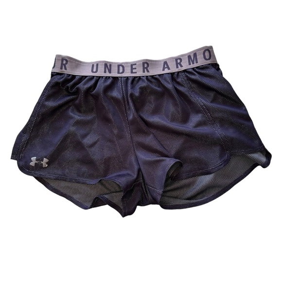 UNDER ARMOUR WOMEN'S HEATGEAR LOOSE FIT SHORTS SIZE SMALL PURPLE - Picture 7 of 9